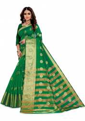 JariPan_Green Silk Saree