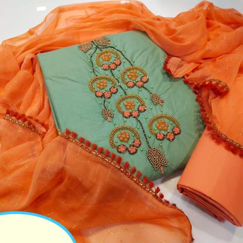  KAIRA PISTA COTTON DRESS MATERIAL