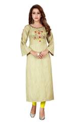 KAJAL RAYON HAND WORK KURTI