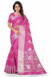 Kaneera Pink Silk Saree