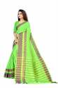 KASHVI VOL 1 GREEN COTTON SILK SAREES thumb 1