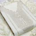 KASTURI WHITE SEMI LOAN COTTON DRESS MATERIAL