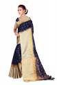 Kaveri NavyBlue Cotton Saree thumb 1