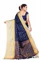 Kaveri NavyBlue Cotton Saree thumb 2