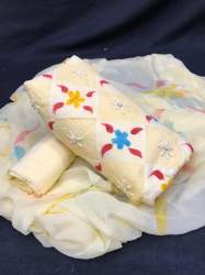 Kaveri Yellow Cotton Dress Materiel