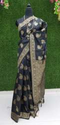 KERRY BLACK SILK SAREE