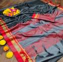 Khanjari 06 Soft Silk Saree thumb 1