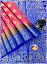 Krisha Nylon Silk Saree Collection with Rich Pallu