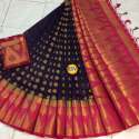 Ksv Fashion Kaira Nylon Silk Saree With Rich Pallu thumb 9