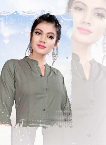 Latest Work Kurtis With Gharara Set