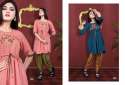 Latest Work Rayon Kurtis With Dhoti thumb 2
