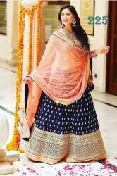 LG-224 Blue Lehnga Choli