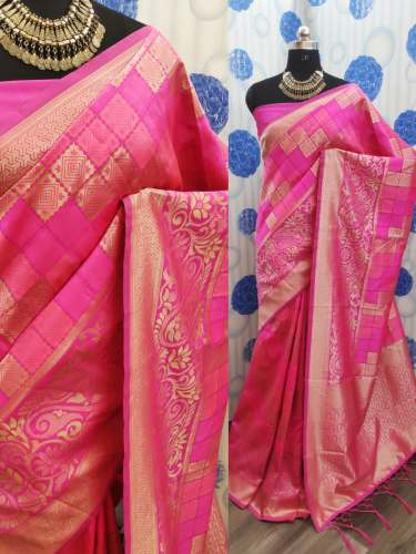 LICHY BOX PINK BANARASI SAREE