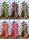 LICHY BOX PURPLE BANARASI SAREE thumb 1