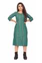 Lifesytle Green Cotton Kurti	