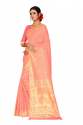 LIGHT PEACH COTTON SAREES