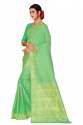 LIGHT PERROT COTTON SAREES