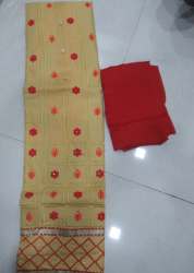 MEERA BEIGE COTTON DRESS MATERIAL