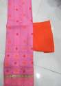 MEERA PINK COTTON DRESS MATERIAL