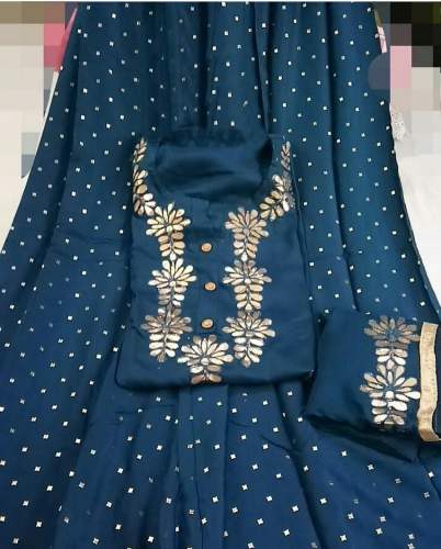 MEHAK RAYON COTTON C-GREEN DESIGNER SALWAR SUIT
