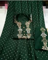 MEHAK RAYON COTTON GREEN DESIGNER SALWAR SUIT