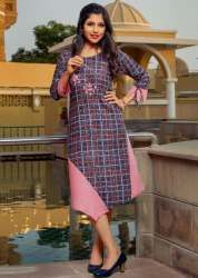 Mili Juli Vol-01 Blue Kurti