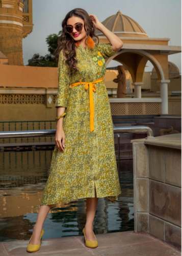 Mili Juli Vol-01 Green Kurti