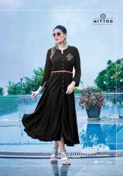 Mittoo Belt Vol-4 Rayon Printed Kurti 