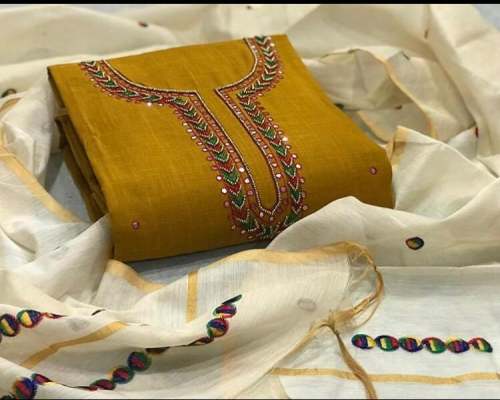 MOHINI MAHENDI COTTON DRESS MATERIAL