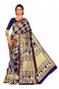 MOR HATHI BLUE COTTON SAREES