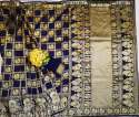 MOR HATHI BLUE COTTON SAREES thumb 1
