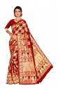 MOR HATHI MAROON COTTON SAREES