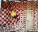 MOR HATHI MAROON COTTON SAREES thumb 1
