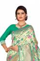 MOR VELL C-GREEN COTTON SAREES