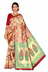 MOR VELL MAROON COTTON SAREES