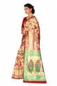 MOR VELL MAROON COTTON SAREES thumb 2
