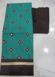 NIRALI GREEN COTTON DRESS MATERIAL