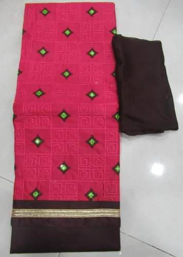 NIRALI PINK COTTON DRESS MATERIAL