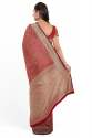 Nora Vol-3 Red Cotton Silk Saree thumb 1