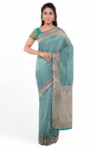 Nora Vol-4 C-Green Cotton Silk Saree