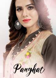 panghat long jacket style kurti