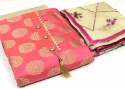 PARI PINK BANARASI ZAKARD DRESS MATERIAL