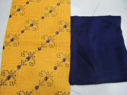 PRESHA YELLOW COTTON DRESS MATERIAL