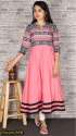 PRITAM BABY PINK CRAPE KURTIS