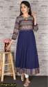 PRITAM BLUE CRAPE KURTIS