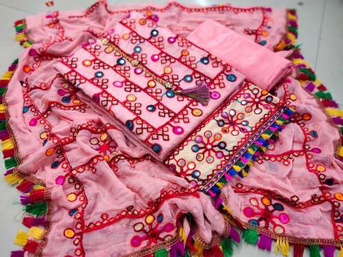 PRIYAL BABY PINK MODAL SILK DRESS MATERIAL