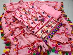 PRIYAL BABY PINK MODAL SILK DRESS MATERIAL