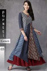 Puratti Designer Printed Kurti 