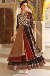 Queen Printed Chanderi Cotton Kurti