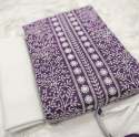 QUEEN PURPLE COTTON DRESS MATERIAL thumb 1